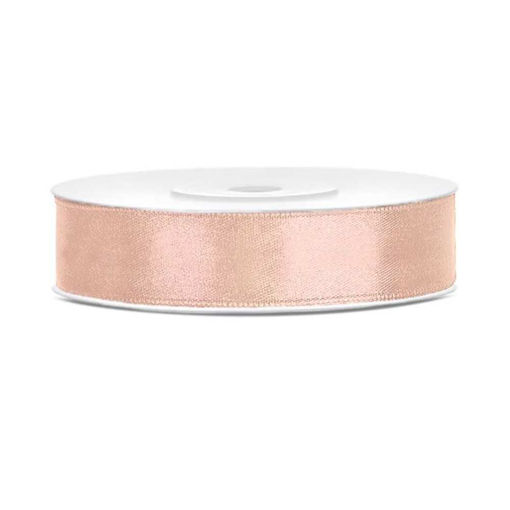 Picture of SATIN RIBBON PEACH 12MM PER METRE